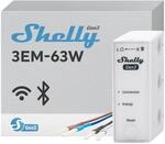 Shelly 3EM-63W Gen3, WLAN-Energiemessger&auml;t f&uuml;r Drei- oder Einphasenanlagen,