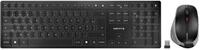 CHERRY DW 9500 Slim, Kabelloses Tastatur- und Maus-Set, Belgisches Layout (AZERTY),