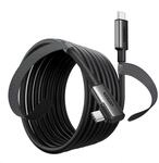 UGREEN Right Angle USB-C to USB-C Link Cable 5m Black