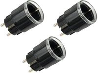 SHELLY WLAN-Steckdose Plug S Gen3, Matter, schwarz, 3 St&uuml;ck
