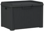 vidaXL Gartentruhe, Abschlie&szlig;bar Gartenbox mit viel Stauraum, Auflagenbox Truhe