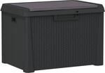 vidaXL Gartentruhe, Abschlie&szlig;bar Gartenbox mit viel Stauraum, Auflagenbox Truhe mit