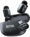 BOYA Mini 2 Mikrofon Handy, Wireless Lavalier Mikrofon f&uuml;r iPhone15/16/17 & Android