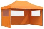 vidaXL Partyzelt, Gartenzelt Faltbar Pop-Up, Faltpavillon mit 3 Seitenteilen,