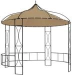 vidaXL Pavillon Wasserbest&auml;ndig Gartenpavillon Partyzelt Gartenzelt Festzelt