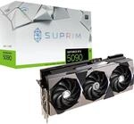 MSI GeForce RTX 5090 32G SUPRIM SOC &mdash; 32GB GDDR7 (28Gbps/512-bit), PCIe 5, Boost: