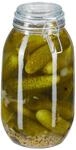 Relaxdays Einmachglas, 3 Liter, mit Deckel & B&uuml;gelverschluss, Einkochen &