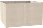 Outsunny Seitenwand 4er Set f&uuml;r 3x4m Pavillon Seitenteile mit Haken 352 x 205...