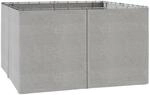 Outsunny 4 Seitenteile f&uuml;r 3x4 m Pavillon mit Haken Seitenw&auml;nde f&uuml;r...