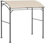 Outsunny Grillpavillon 215 x 150 x 220 cm Wasserabweisend Gartenpavillon mit