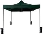 Rebecca Mobili Faltpavillon Gartenpavillon Gr&uuml;n mit 4 Gewichten Polyester...