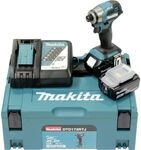 Makita Akku-Schlagschrauber 18V / 5,0 Ah, 2 Akkus + Ladeger&auml;t im MAKPAC