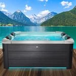 BRAST Whirlpool MSpa Oslo Aero Plus XXL mit Fester Au&szlig;enwand | LED-Beleuchtung 20
