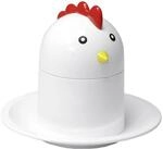 GSD Eierk&ouml;pfer und Eierbecher Chicken Design, wei&szlig;