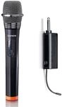 Lenco MCW-011 Kabelloses Mikrofon - Funkmikrofon mit Empf&auml;nger - 6,5mm Stecker -