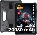 HOTWAV R9 Pro Tablet Outdoor Android 14, 4G LTE/5G WiFi Baustellen Tablet