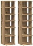 vidaXL Schuhschrank 2 STK., Schuhregal mit 6 Regalf&auml;chern, Schuhst&auml;nder f&uuml;r