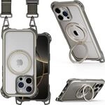 MAGEASY Kompatibel mit iPhone 16 Pro Case with 360&deg; Stand - 25ft Ultimate Drop