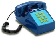 Opis Technology PushMeFon Cable: 1970er Designer Retro Tastentelefon