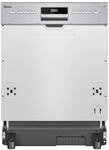 Midea Geschirrsp&uuml;ler Teilintegriert 60 cm Einbau Sp&uuml;lmaschine 13 Gedecke