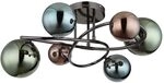 GLOBO LIGHTING Deckenleuchte Deckenlampe Wohnzimmerleuchte Glaskugeln Kupfer 6