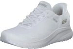 Skechers Damen Bobs Squad Chaos Current Muse Turnschuhe, Off White Textile, 43...
