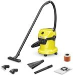 K&auml;rcher Staubsauger WD 3 V-15/4/20, Gelb, Schwarz, Grau, 1000 W