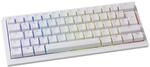 Ducky One X Mini Wireless Gaming Tastatur Wei&szlig; &ndash; 60%, Induktive Switches,