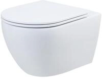 Primaster Wand WC sp&uuml;lrandlos Cerma Tiefsp&uuml;ler wei&szlig; inkl. WC Sitz