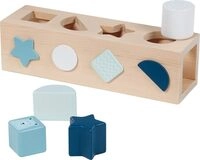 goki 58414 - Sortierbox aus Holz &bdquo;Lifestyle Azur &ndash; Lernspiel f&uuml;r Kinder mit 4