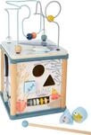 small foot Motorikw&uuml;rfel Unterwasserwelt aus Holz, mit f&uuml;nf bespielbaren Seiten,
