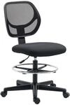 Vinsetto B&uuml;rostuhl, Ergonomischer mit Zeichenstuhl verstellbarem Fu&szlig;ring, 93-113 cm