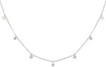 cai Damen Collier 925/- Sterling Silber 40+5cm Gl&auml;nzend Zirkonia wei&szlig; 358250307-45
