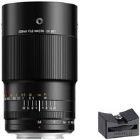 TTArtisan 100 mm F2.8 Makro 2X Metallgeh&auml;use Objektiv mit Kaltschuh-Halterung,