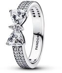 Pandora Sterling silver Cubic Zirconia Clear 193552C01 Damenring