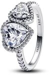 Pandora Funkelnder Strahlenkranz Herz Ring 193659C01 Damenring