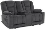 M MCombo Elektrisch 2 Sitzer Sofa mit Schlaffunktion, 2er Relaxsofa mit Taste 150&deg;