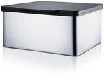 blomus -MENOTO- Feuchtt&uuml;cherbox aus mattiertem Edelstahl, mit praktischem