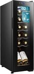 Cecotec Getr&auml;nkek&uuml;hlschrank - 12 Flaschen Bolero GrandSommelier 1250 CoolCrystal