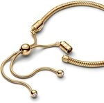 PANDORA Moments Schlangen-Gliederarmband mit Schiebeverschluss aus Sterling Silber PANDORA Moments Schlangen-Gliederarmband mit Schiebeverschluss aus Sterling Silber