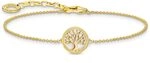 Thomas Sabo Armband mit Tree-of-Love-Anhänger vergoldetes Silber A2160-427-39 Thomas Sabo Armband mit Tree-of-Love-Anhänger vergoldetes Silber A2160-427-39