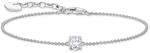 THOMAS SABO Armband mit wei&szlig;em Zirkonia-Anh&auml;nger 925 Sterlingsilber A2156-051-14
