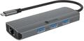 ICY Box USB-C Docking Station (6-in-1) mit 1x HDMI (4K 60Hz), 3X USB 3.2 HUB, 100W