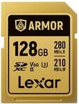 LEXAR Pro Gold Series Armor UHS-II SDXC-Karte, 128 GB, IP68, R280/W210MB/s,
