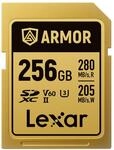 LEXAR Carte SDXC Pro Gold Series Armor UHS-II 256Go IP68 R280/W205MB/s