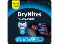 Huggies DryNites Pyjamahose Jumbo Boy 17-30 kg, 16 Windeln