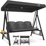 KESSER&reg; Hollywoodschaukel mit Sonnendach 3-Sitzer & Sitzpolster-Auflage 