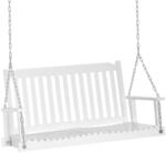 Outsunny Gartenschaukel f&uuml;r 2 Personen Schaukelbank H&auml;ngebank Massivholz Patio