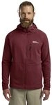 Jack Wolfskin Herren Kolbenberg Hooded Fz M Fleece-Jacke, Deep Ruby, L EU