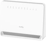 Cudy Entsperrter 4G LTE Cat 6 Gigabit Modem Router mit SIM-Kartensteckplatz, 2...
